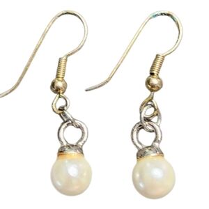 Elegant Faux Pearl Drop Earrings